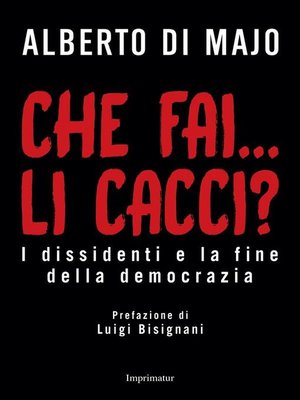 cover image of Che fai... li cacci?